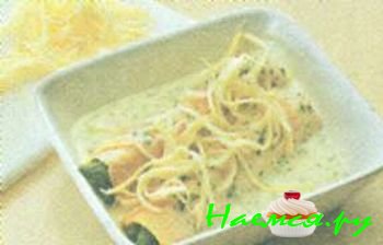 ЗАПЕЧЕННЫЕ БЛИНЧИКИ СО СПАРЖЕЙ