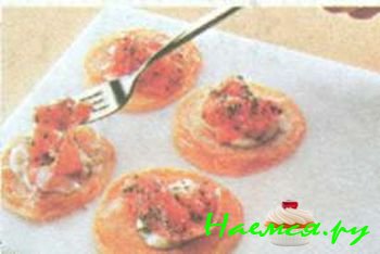 ОЛАДЬИ С СЕМГОЙ