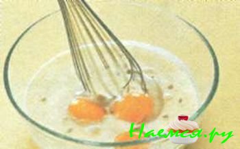 БЛИНЫ НА МИНЕРАЛКЕ С ЯБЛОКАМИ