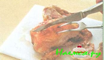 КАК РАЗРЕЗАТЬ ГОТОВУЮ ТУШКУ ПТИЦЫ