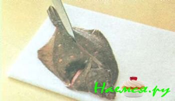 РАЗДЕЛКА НА ФИЛЕ ПЛОСКОЙ РЫБЫ