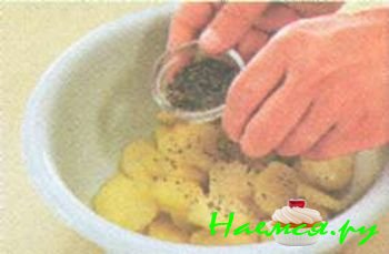 ФИЛЕ САЙДЫ С КАРТОФЕЛЬНЫМ САЛАТОМ