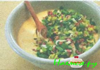 ПИРОГ С ЛУКОМ-ПОРЕЕМ