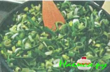 ПИРОГ С ЛУКОМ-ПОРЕЕМ