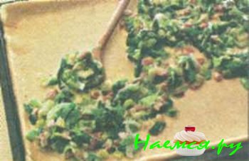 ПИРОГ С ЛУКОМ-ПОРЕЕМ