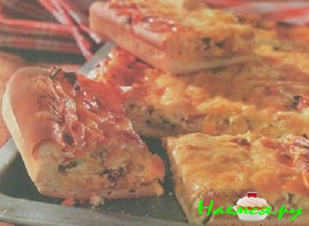 ПИРОГ С ЛУКОМ-ПОРЕЕМ