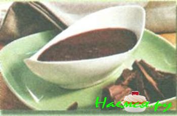 ШОКОЛАДНЫЙ СОУС (ОСНОВНОЙ РЕЦЕПТ)