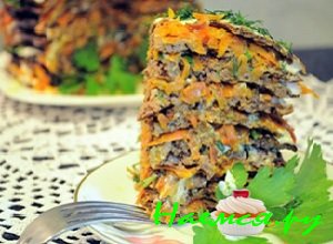 Печеночный тортик