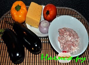 Лодочки из баклажанов