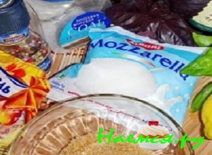 Ингредиенты для моцареллы
