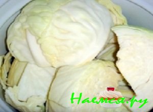 Вилок капусты хорошенько вымыть, 