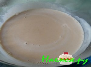 Остывшую массу отправить в холодильник на пару часов