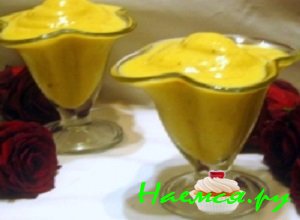 Персиково-банановый сорбет