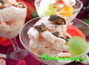 Мороженое из конфеток