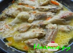 Курочка в сметанном соусе