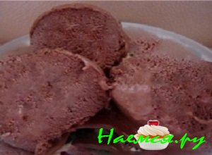 Шоколадное домашнее мороженое