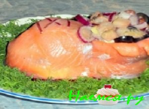 Салат «Башмачок» из семги