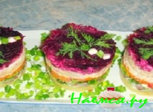 Классический салат «Сельдь под шубой»