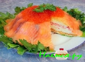 Рыбный торт