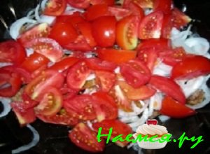 Помидорки вымыть, промокнуть полотенцем и 