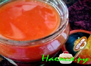 После этого остудить домашний томатный сок