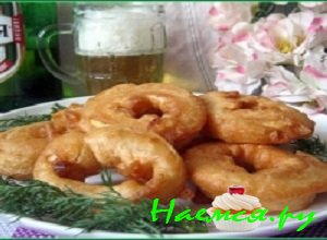 Кольца кальмара в кляре