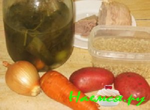 Ингредиенты рассольник