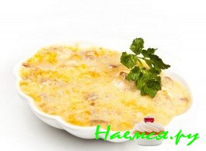 Жюльен из белых грибов