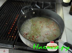 Обжарьте ингредиенты