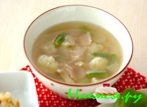 Суп из цветной капусты - рецепт с фото