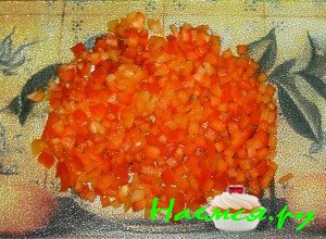 Порежьте перец