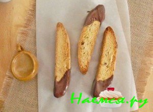 Рецепт ванильных бискотти