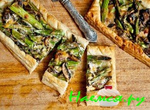 Рецепт запеканки с сыром и спаржей