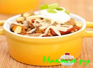 Блюдо с индейкой в мультиварке