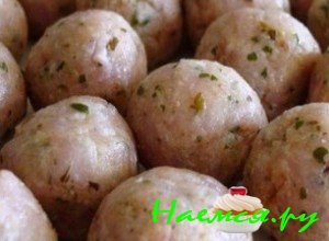 Слепите фрикадельки