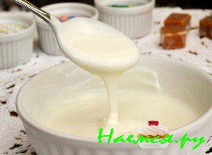 Растопите глазурь