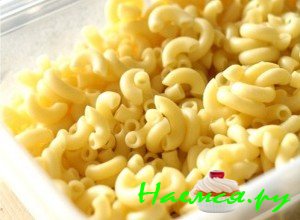 Отварите макароны