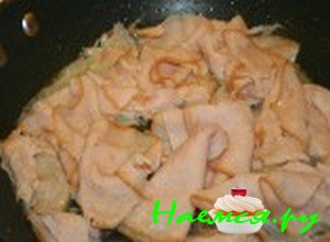 Обжарьте индейку