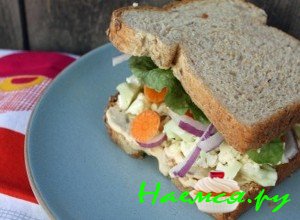 Бутерброды с овощами