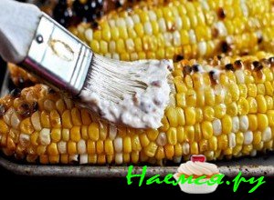 смажьте кукурузу - фото
