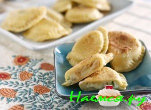 Вареники с картошкой, спаржей и сыром