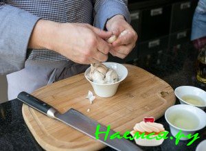 Почистите чеснок - фото