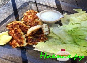 Кебаб из кальмаров и креветок