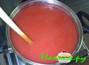 Поставьте массу на огонь