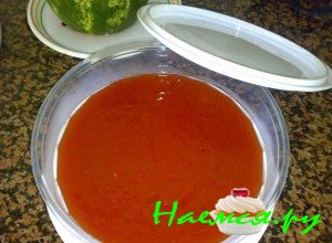 арбузный десерт - фото