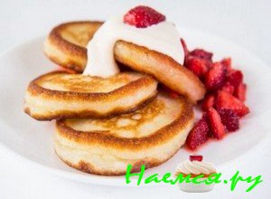 Пышные оладьи на молоке