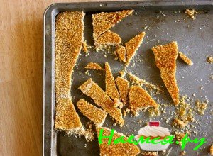 как смесь остынет разломайте