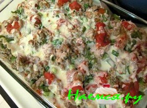 отправьте запекаться пиццу-лазанью