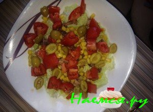 выложите слой оливок фото