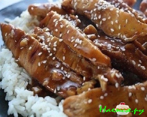 Куриное филе в соусе